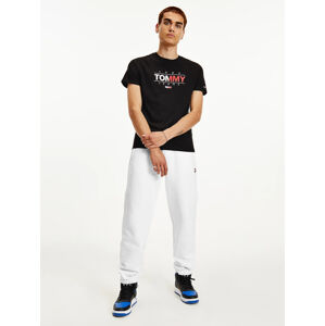 Tommy Jeans pánské černé triko ESSENTIAL GRAPHIC - XL (BDS)